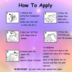 أعلى 5 بيع مخصص الوشم المؤقت - No1