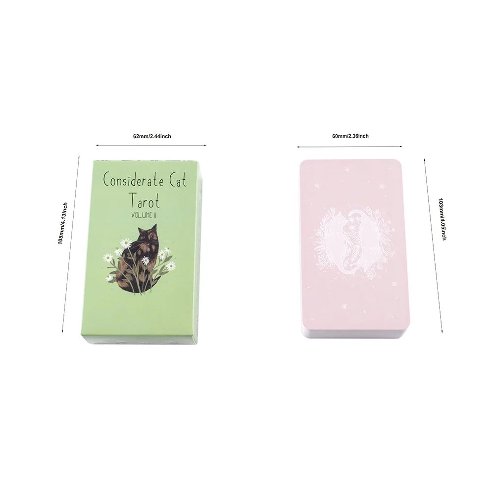 Fate Considerate Cat Tarot Tarot Playing  Lovely Decks Cards Deck For Family Tarot Cards Oracle Card