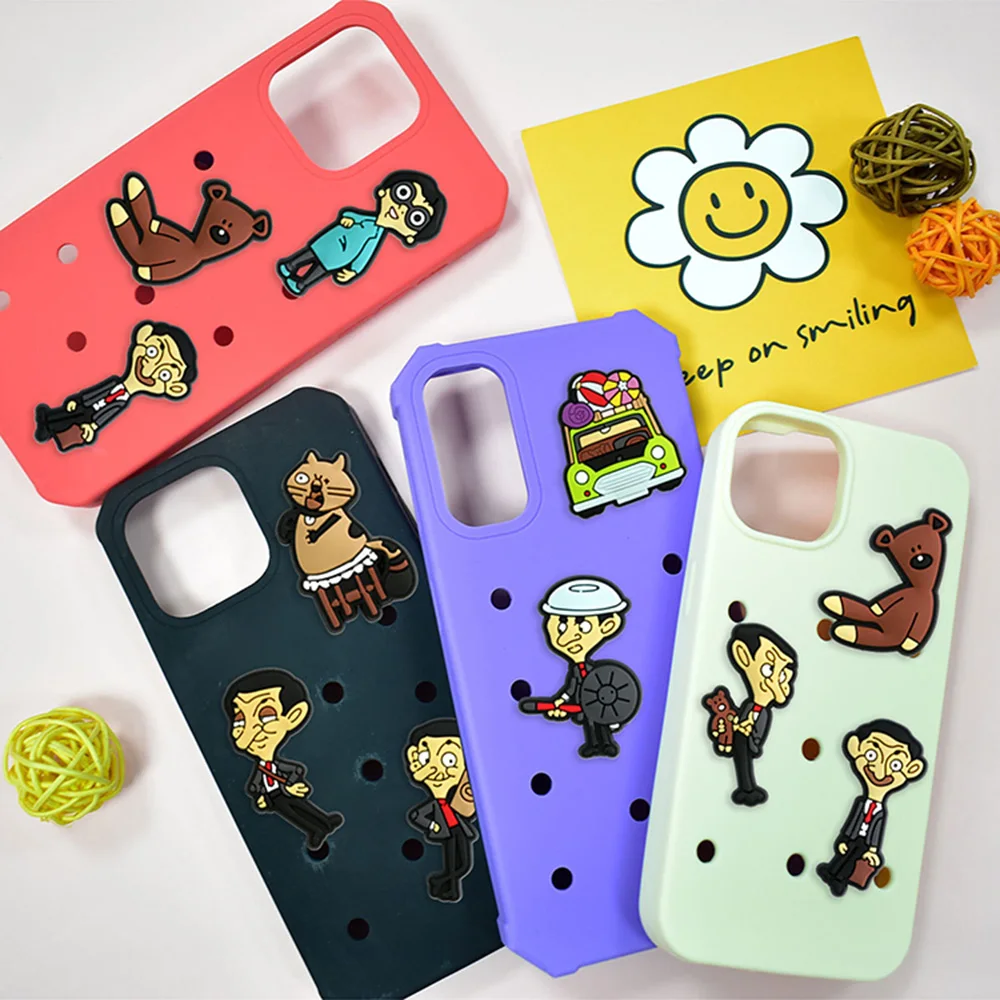 1-9 pezzi MINISO Anime Pendenti e Ciondoli per scarpe Accessori per Classico Clog Sandalo Backapck Cassa del telefono Decorazione della scarpa Fibbia Regali di Natale per bambini