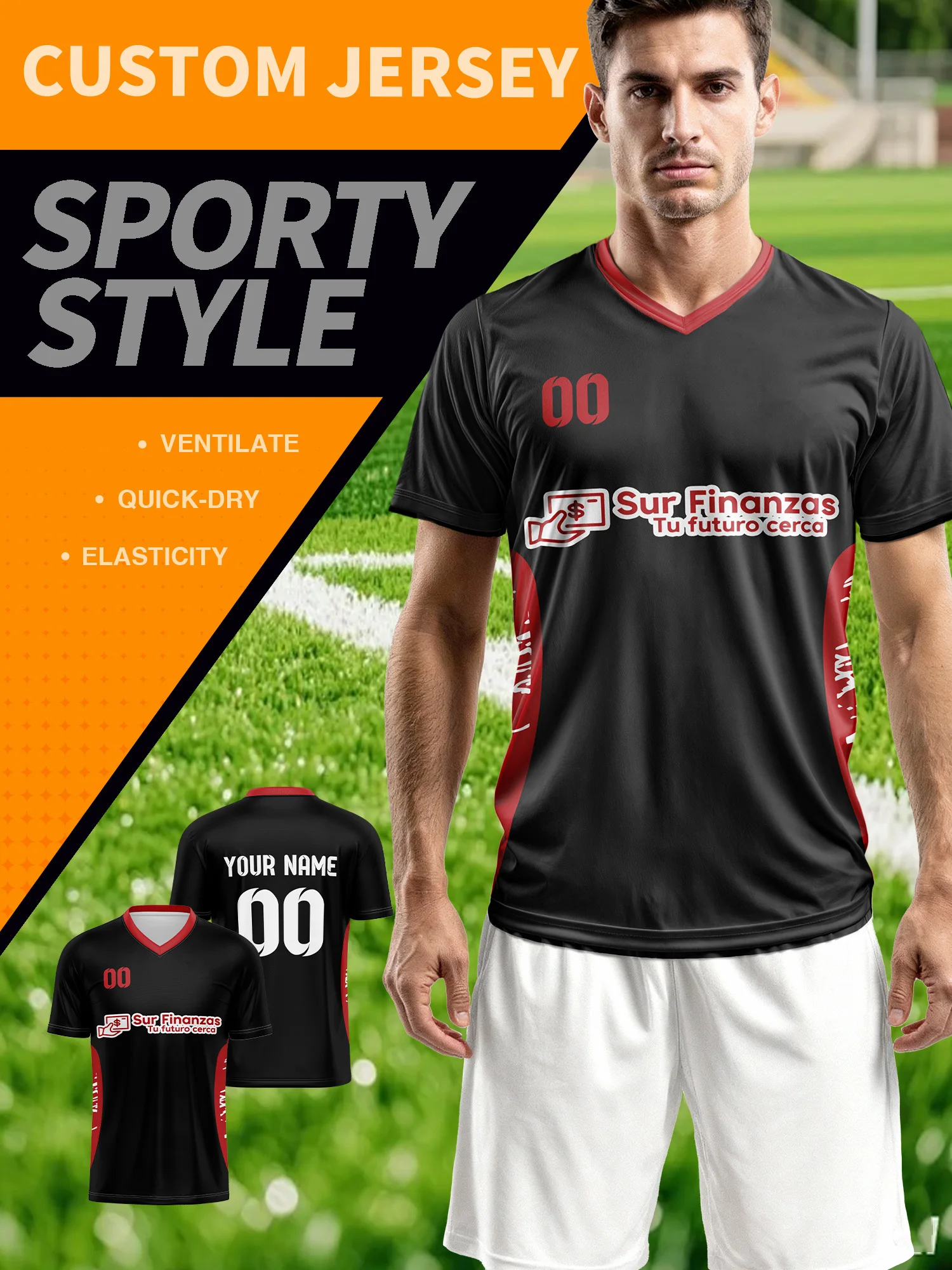 

Спортивные футболки с V-образным вырезом для мужчин и женщин 2026 года с индивидуальным нанесением имени и номера, быстросохнущие, модные, с технологией сублимации