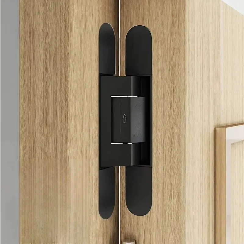 Bulk Hydraulic Adjustable Buffer Invisible Cross Silent Hidden Automatic Closing Device Wooden Door Hinge