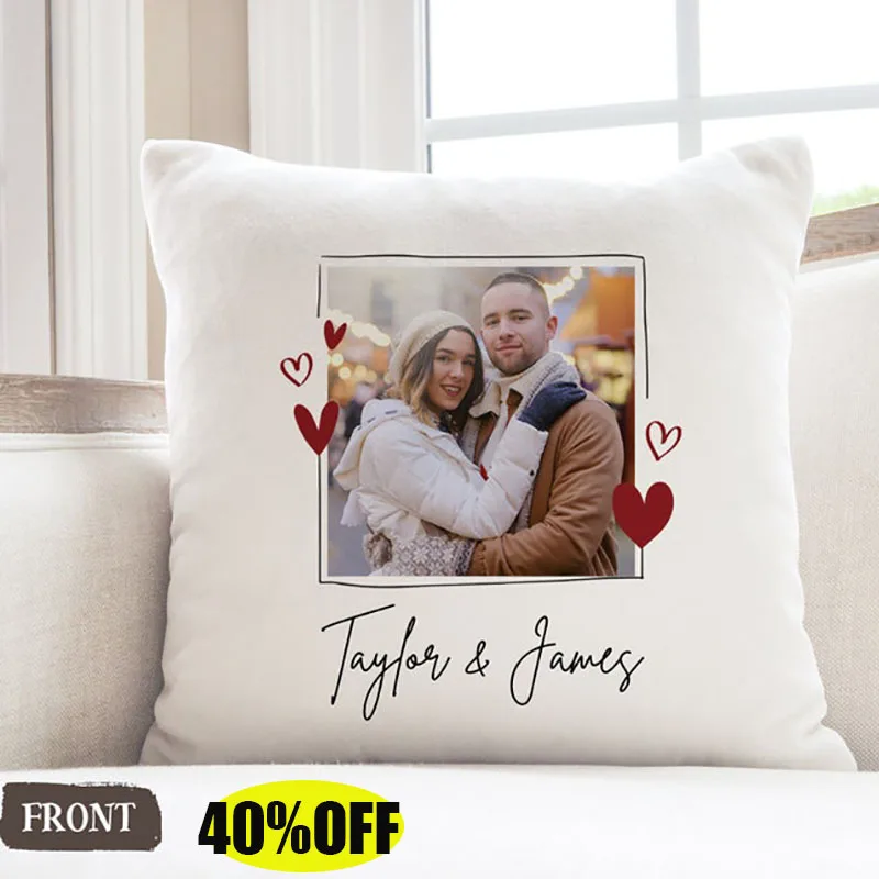 

Custom I Love You Pillow Case Personalized Valentine Gift For Him Her Couples Anniversary Gift Romantic Home Decor Photo Pillow