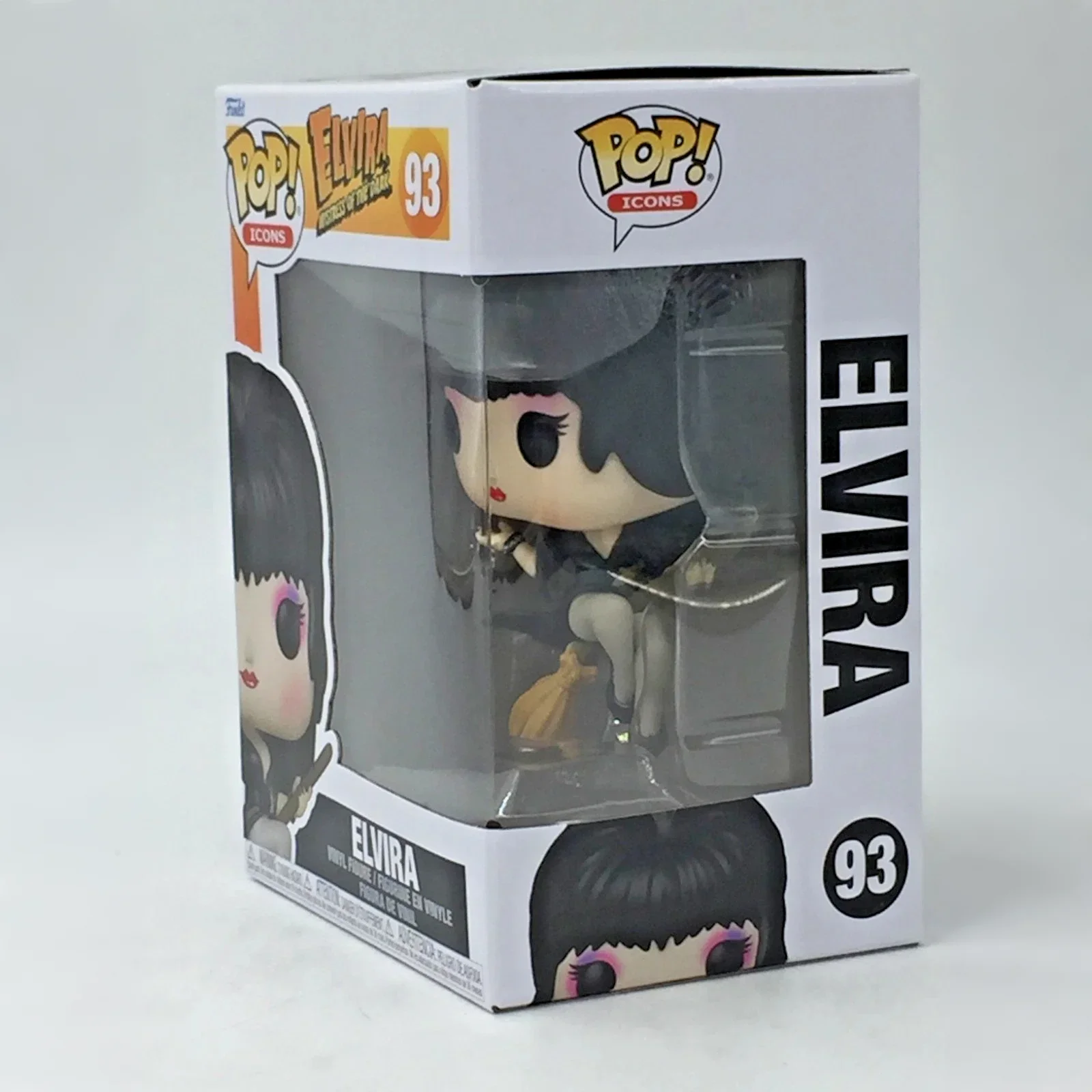 

Эльвира, Хозяйка Темной, Funko Pop! Официально Коллекционная виниловая фигурка, готический гламур, модель персонажа из фильма, игрушка в подарок