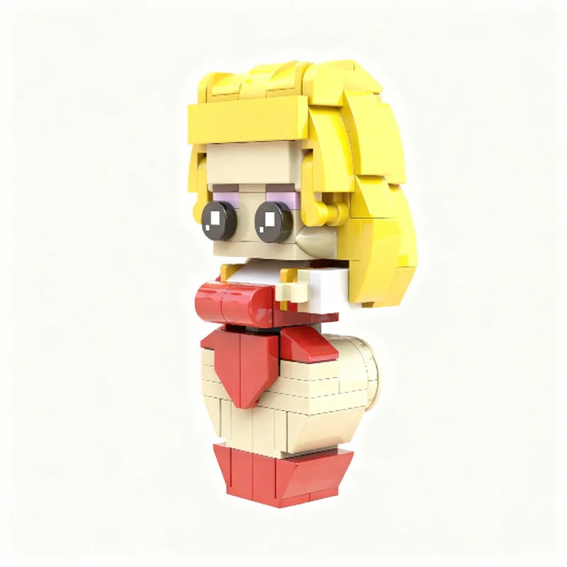 154 pièces MOC Princess Adora She Ra Masters The Brickheadz Modèle de construction Cadeaux de Noël Jouets Blocs Architecture Idée Éducation
