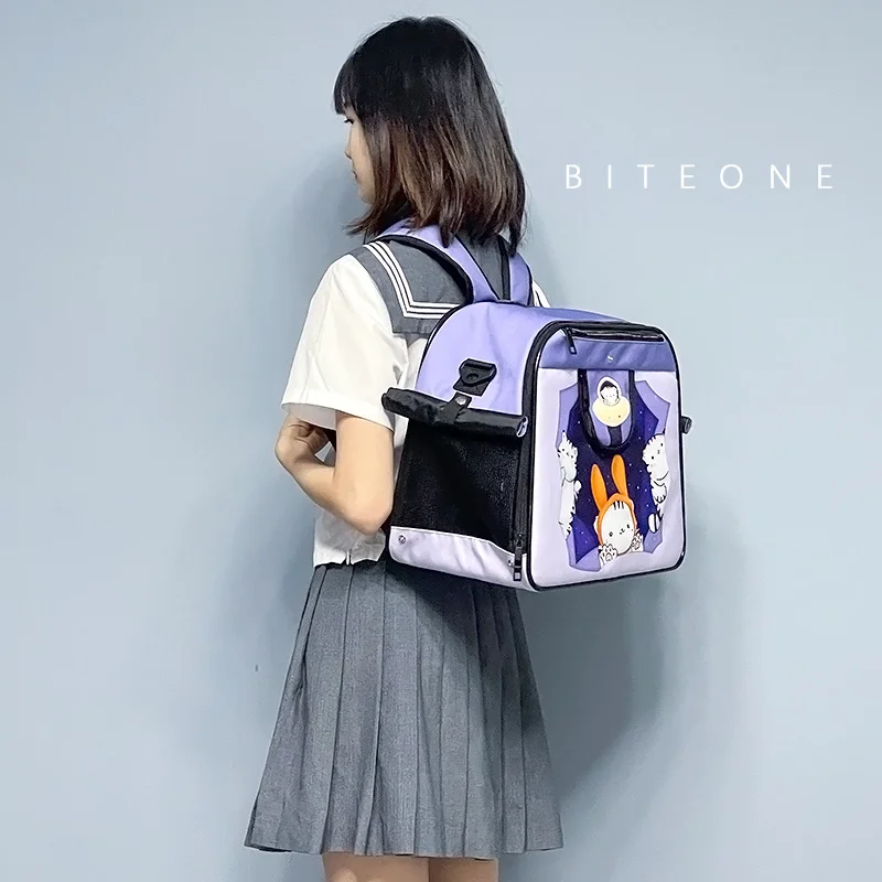 

BITEONE Halloween Pets Bags Cat Bag Portable Cute Personalized And Foldable With Breathable Shoulders For Pet