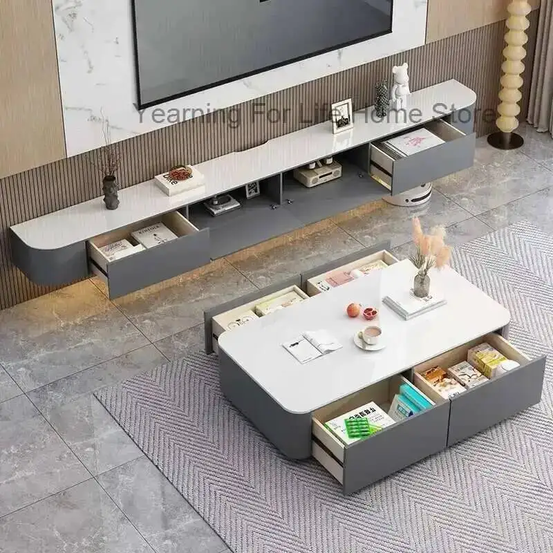 

Wood Aesthetic Modern Minimalist Monitor Tv Stands Salon Luxury Tv Table Display Center Designer Archivadores Unique Furniture