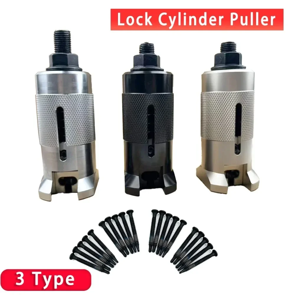 

Lock Cylinder Puller Nail Puller Tool and 10pcs/Bag Cylinder Puller Screws Cylinder Extractor Set Remover Tool Drill Bit Tools