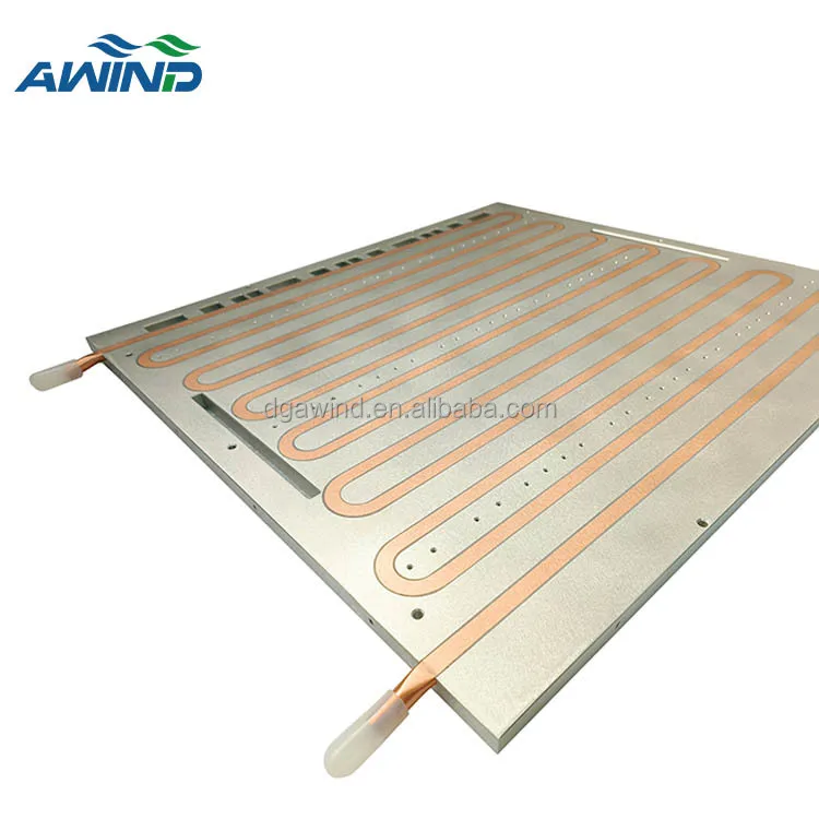 Dissipatori di calore personalizzati da 800mm 6063 raffreddamento ad acqua in alluminio piastra distro sistema di dissipatori di calore a freddo