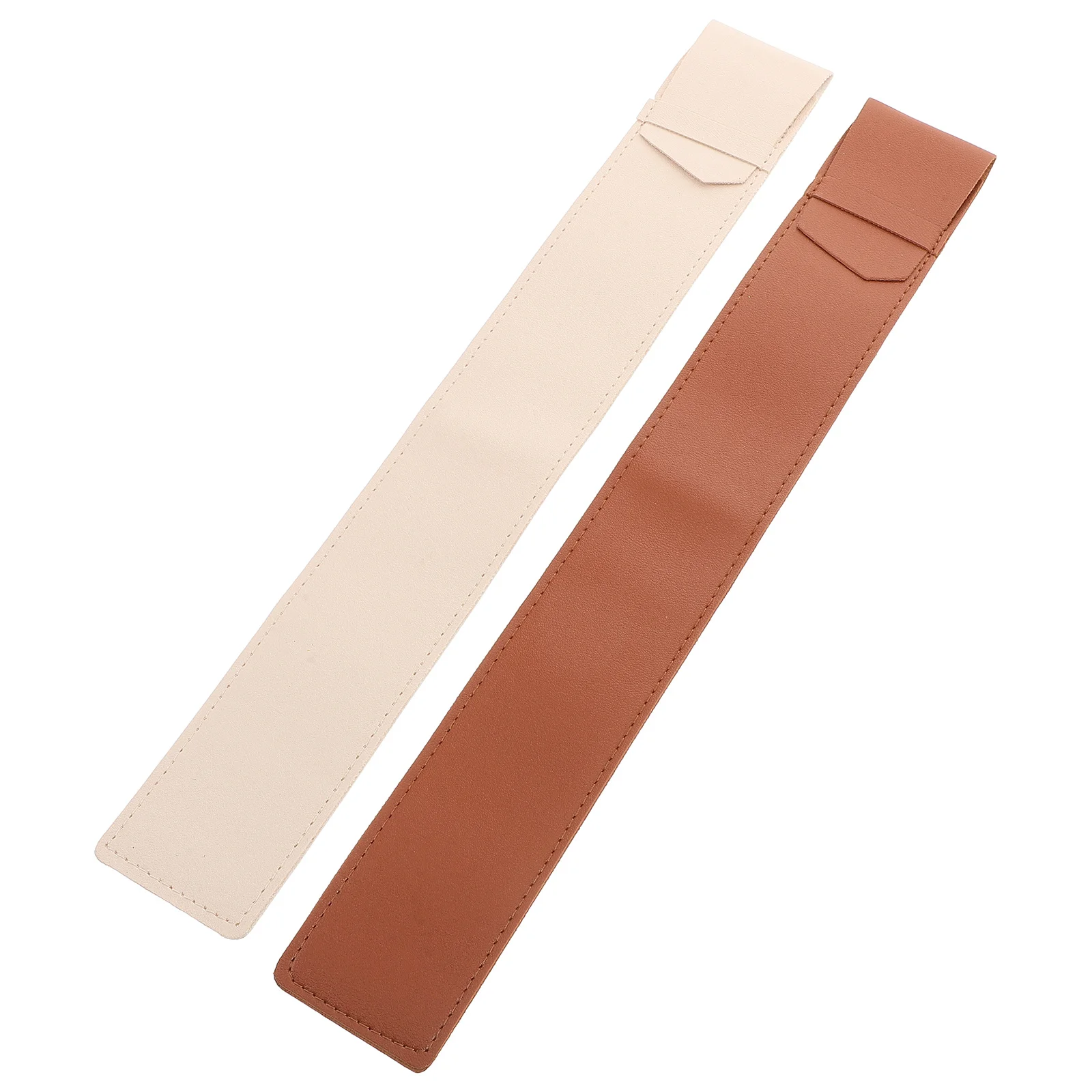 2 قطعة حامل عصا الطبل متين مزيف بني بيج مقاوم للغبار ملحقات الطبل المدمجة منظم عصا الإيقاع #5