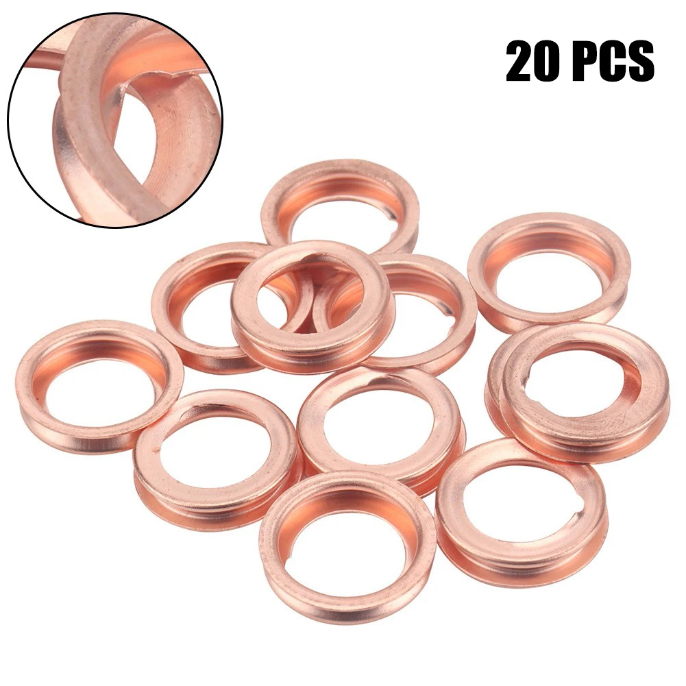 20x Oil Drain Plug Crush Washer Gasket 11026-01M02 For Nissan For Infiniti For GT-R Juke Murano Maxima Sentra Versa Xterra