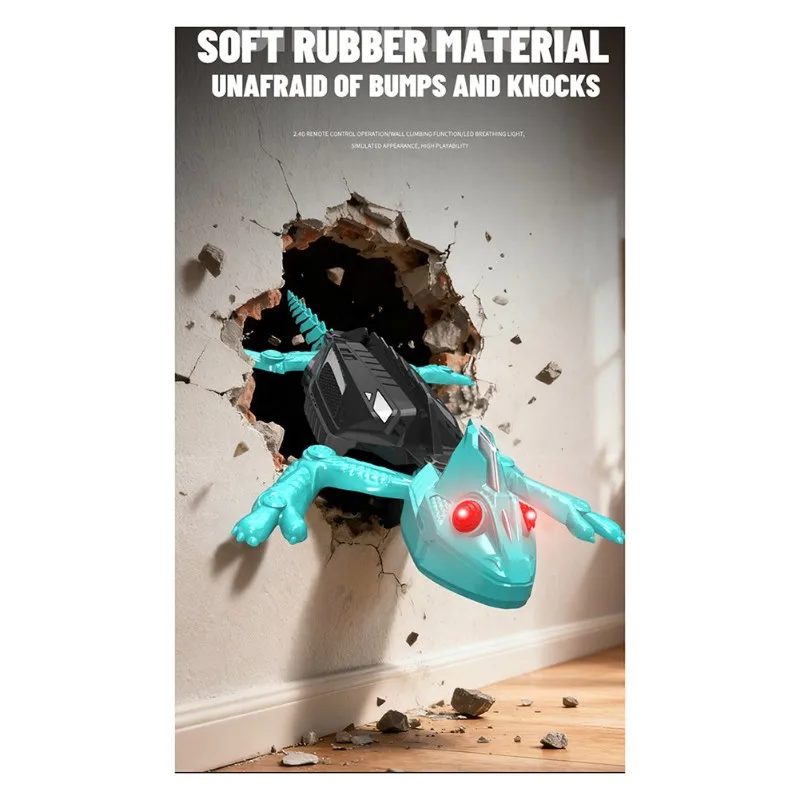 MACH-Gecko escalade murale télécommande Rechargeable Animal, escalade murale Gecko interactive amusante pour enfants garçons et filles