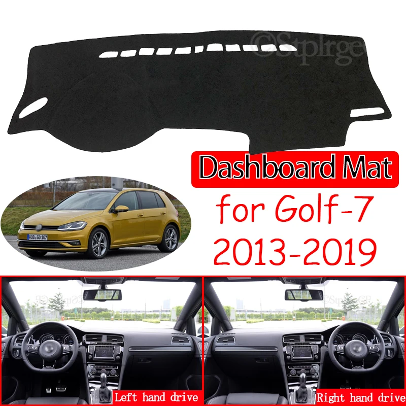 

Anti-Slip Mat Dashboard Cover Pad SunShade Dashmat Carpet Car Accessories 2015 2016 2018 for Volkswagen VW Golf 7 MK7 2013~2019