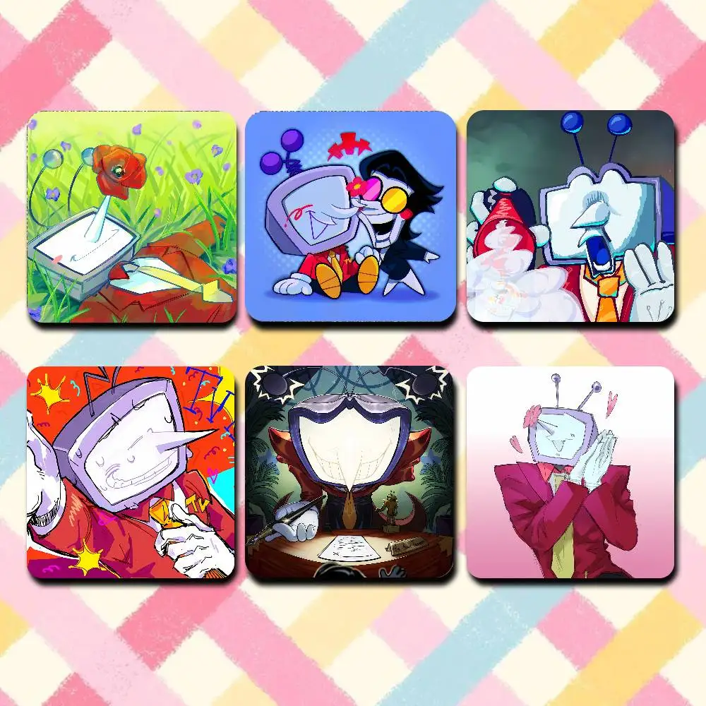 

Game D-Deltarune T-Tenna Cute Cartoon Anime Refrigerator Magnets Soft Magnetic Heat Transfer Refrigerator Magnets Gift