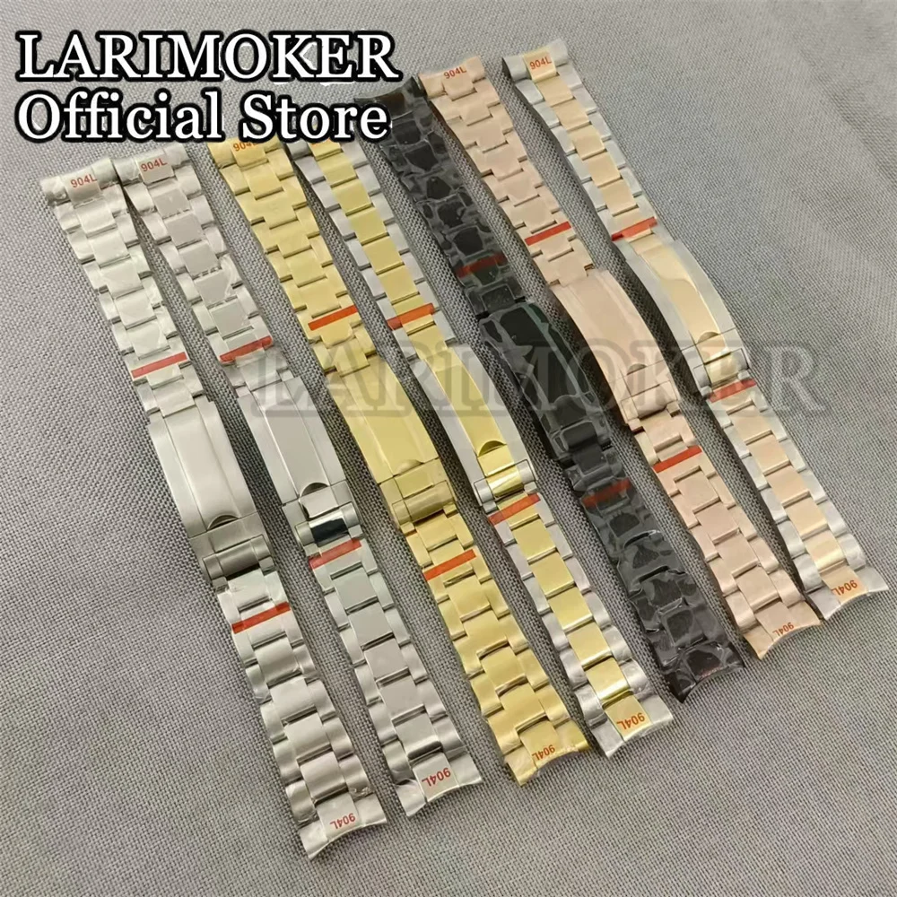 Strap 20mm 904L bracelet Solid Stainless Steel Watch Band Folding Buckle Men s Stainless Steel Strap Suitable for 36mm 40mm41mm