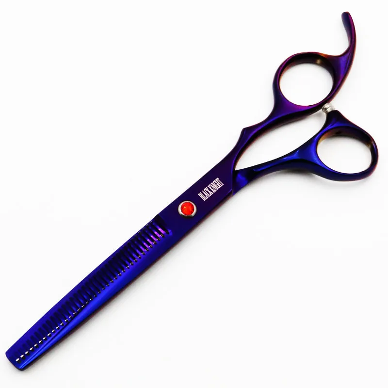 6.5 INCH Hair Thinning scissors 37 teeth Professional Shears salon Hairdressing Barber Purple Pet Scissors
