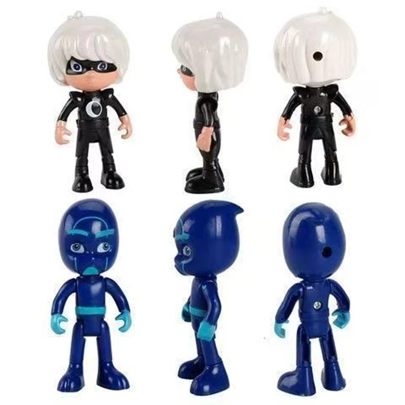 Masked Pajama Hero Sleepy Hero Masked Hero 6-Piece Jointed Action Figure Transformable Collectible Toy Set - view 6