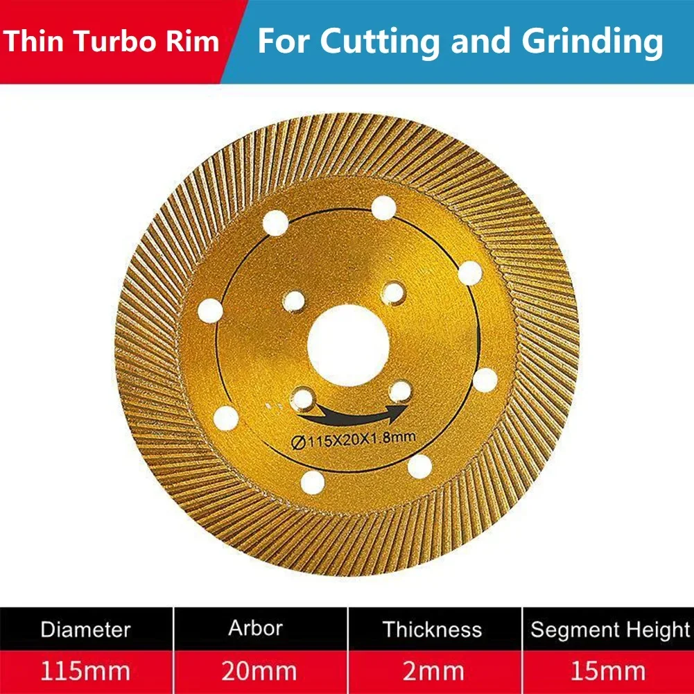 115mm Saw Blade For Porcelain Tile Ceramic Dry/Wet Cutting Stone Cut Off Saw Blade Cutting Disc Tools