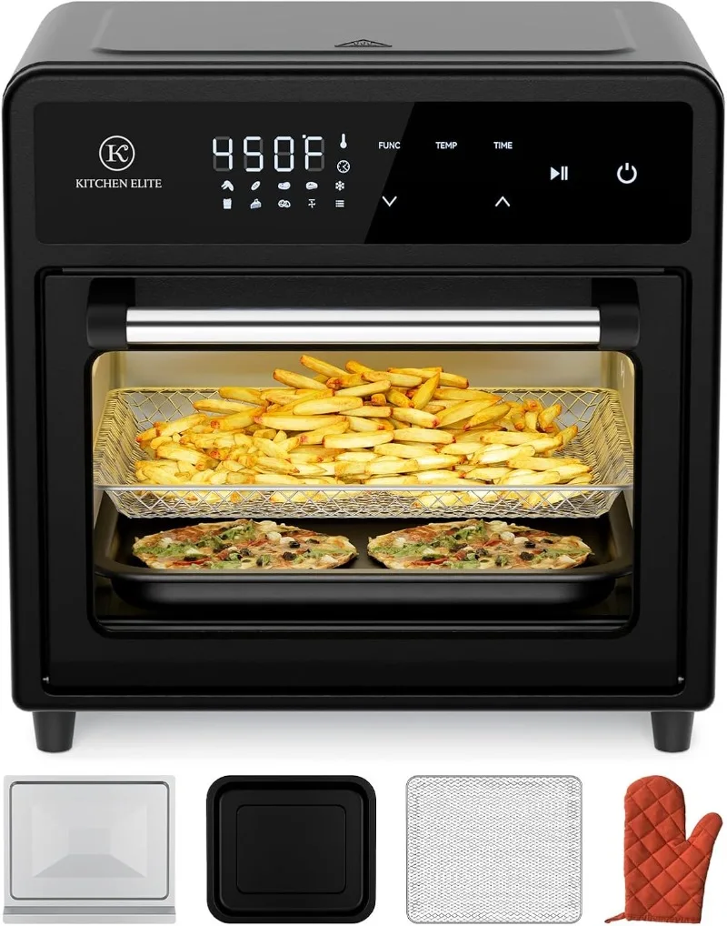 

Air Fryer Toaster Oven Combo, 12.6 QT Stainless Steel Airfryer 10 in 1, Convection Oven Countertop 450°F