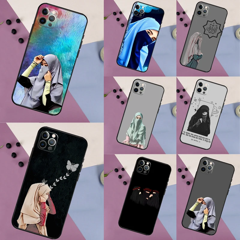 Muslim Islamic Hijab Gril Case For Samsung Galaxy S26 Ultra S21 S22 S23 S24 S25 Ultra S10 Plus S25 FE S20 FE Back Cover