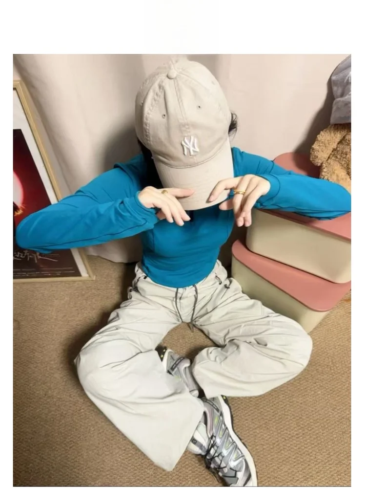 

Брюки рабочие Mona 2025 новые, для активного отдыха, водонепроницаемые, с завязками, свободного кроя, повседневные, для пар, цвет хаки