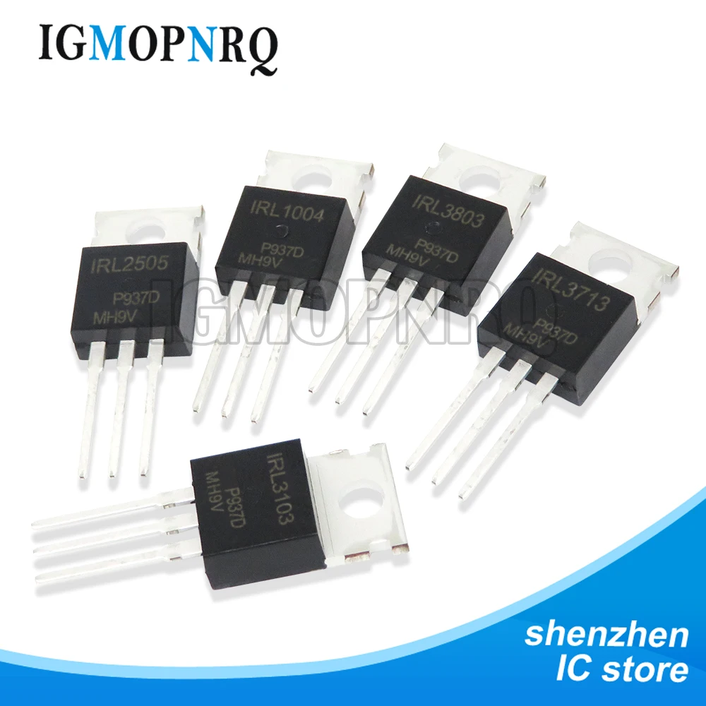 10PCS IRL2203N IRL2505 IRL3705N IRL3713 IRL3803 IRL7833 IRL2203 IRL3705 Transistor