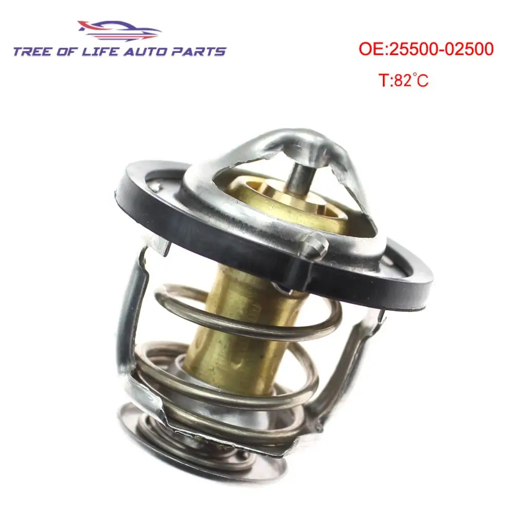 25500-02500 Engine Coolant Thermostat 82c For HYUNDAI ATOZ MX ATOZ PRIME GETZ/CLICK I10 SANTRO KIA PICANTO MORNIN 2550002500