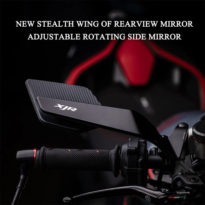 Aerodynamic Design Motorcycle Fixed Wind Wing Rearview Mirror For YAMAHA XJR1300 XJR1200 XJ6N XJR300 XJR 1300 1200 Upgrade