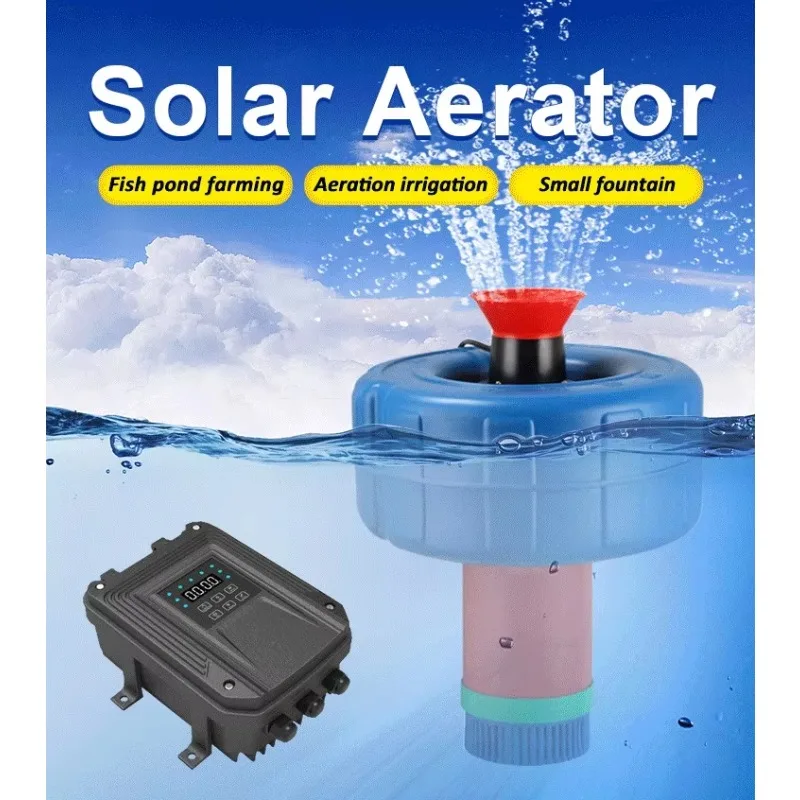 Aerator Pump for Oxygen System Solar Water Pump With Solar Panel Solar Water Pump Kits for Agriculture With Float Fish Farm