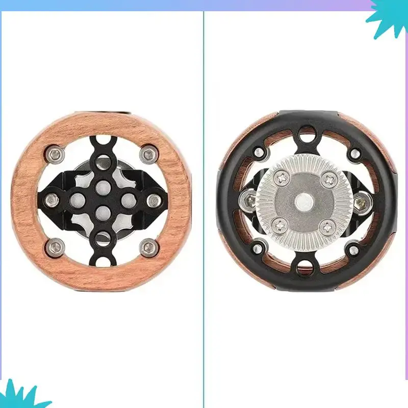 ABZW รอบกล้อง Handgrip ไม้ Handgrip สําหรับ ARRI Rosette M6 ด้าย Handgrip สําหรับ DSLR ไหล่ RIG การถ่ายภาพ