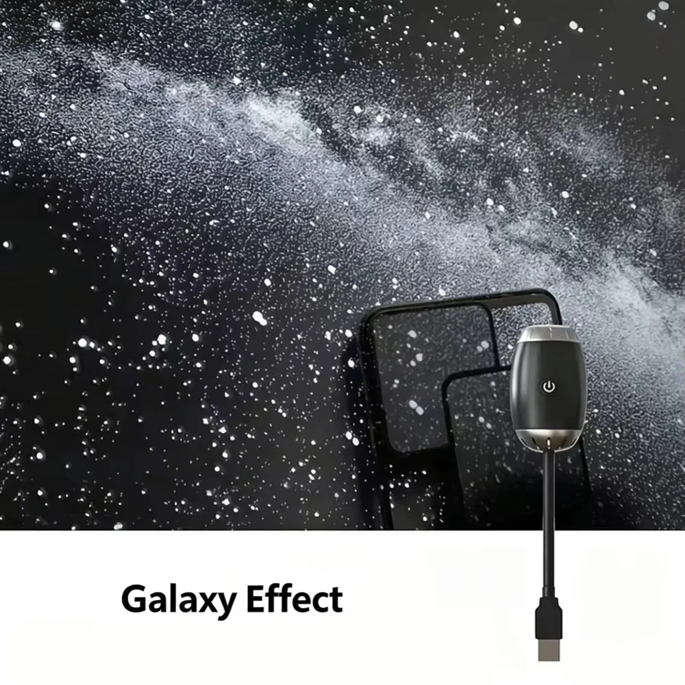 

USB Powered Car Atmosphere USB Projector Light Adjustable Focus Large Range Galaxy Projector Lamp Plug and Play Jellyfish