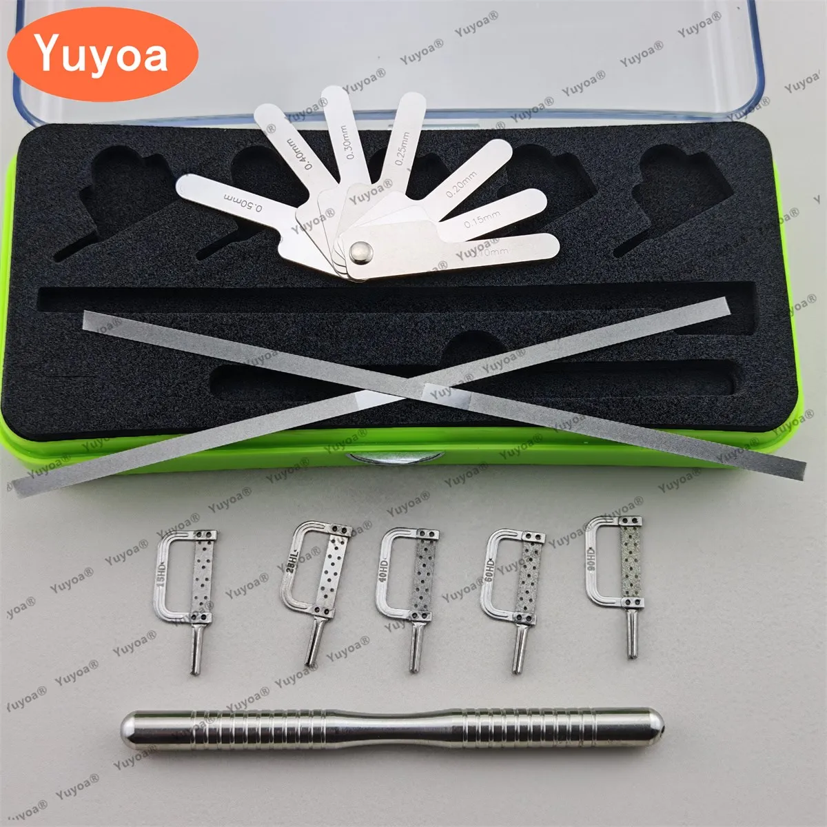 1 set Orthodontic Double Sided Polishing Strip Kit Dental Interproximal Enamel Reduction Ipr Almighty Set Dentist Accessory
