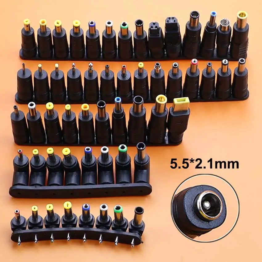 Universeller 5,5x2,1mm DC-AC-Stromstecker-Adapter-Set (Buchse auf Stecker) für Lenovo Laptop-Notebook-Ladeanschluss. – Detail 2