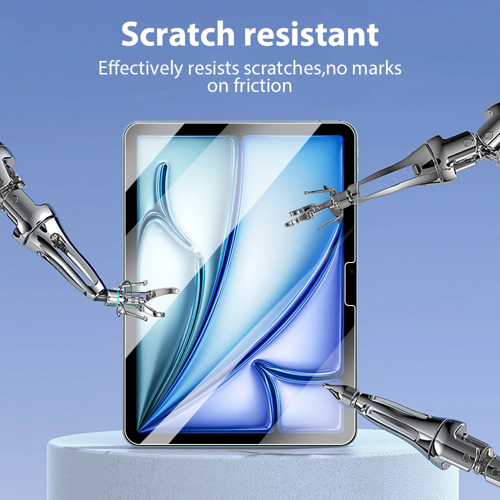 2 قطعة واقي للشاشة من الزجاج المقسى لجهاز iPad A16 Air 13 11 5 4 M3 2025 Pro 12.9 M4 M2 10th الجيل 9th 8th 7th Mini 6 7 Film #5