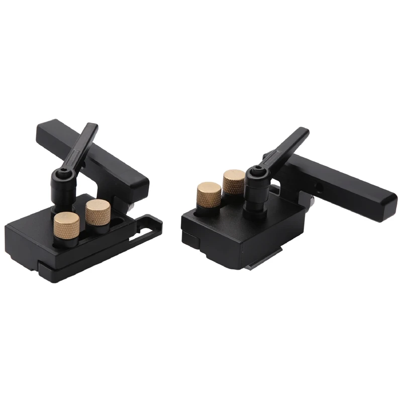 

2PCS Miter Flip Track Stop,Left Right Miter Track Stop Accurate Miter Track Stop Locator Woodworking Positioning Limiter