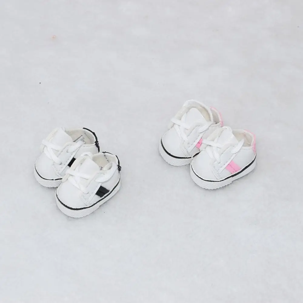 10cm Cotton Doll Shoes Clothes Accessories For 1/12 Dolls 3.8CM Casual Wear Shoes Fashion Sneakers DIY Doll Gift Toys