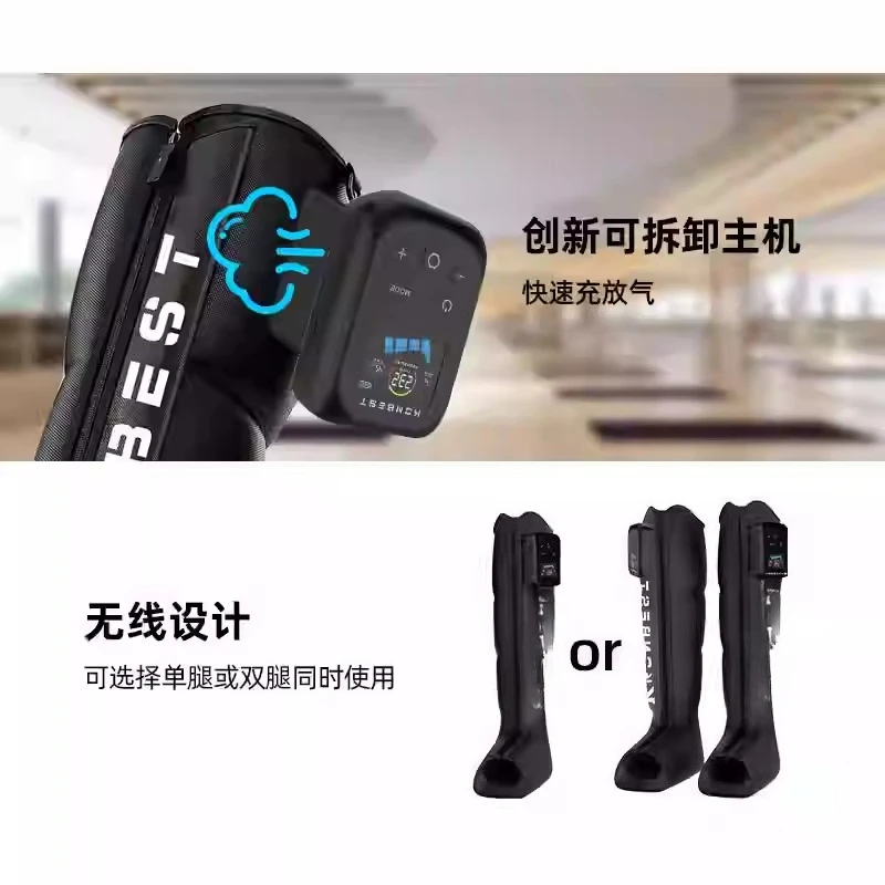 أرسل مدلك ضغط الهواء للآباء وكبار السن ينطبق على جهاز العلاج الطبيعي لموجة الهواء للساقين والقدمين، هدية رعاية منزلية محمولة #4