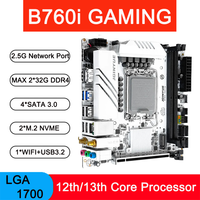 B760i GAMING Motherboard LGA 1700 Support Intel Core i3/i5/i7/i9 12th/13th DDR4 Memory Support NVME M.2 SATA3.0 USB3.2 2.5G Lan