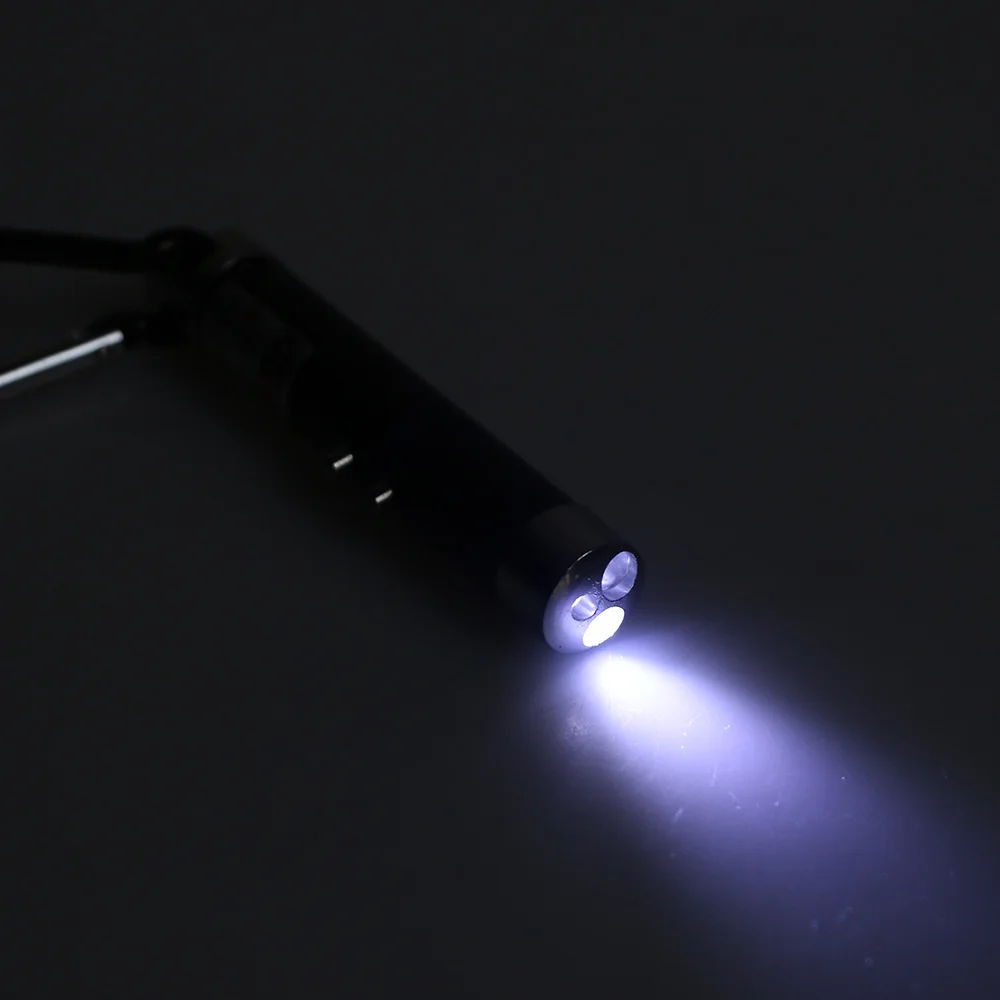 Mini torche LED 3 en 1, laser infrarouge multifonctionnel, détecteur d'argent UV, porte-clés lumineux, outils d'urgence extérieurs