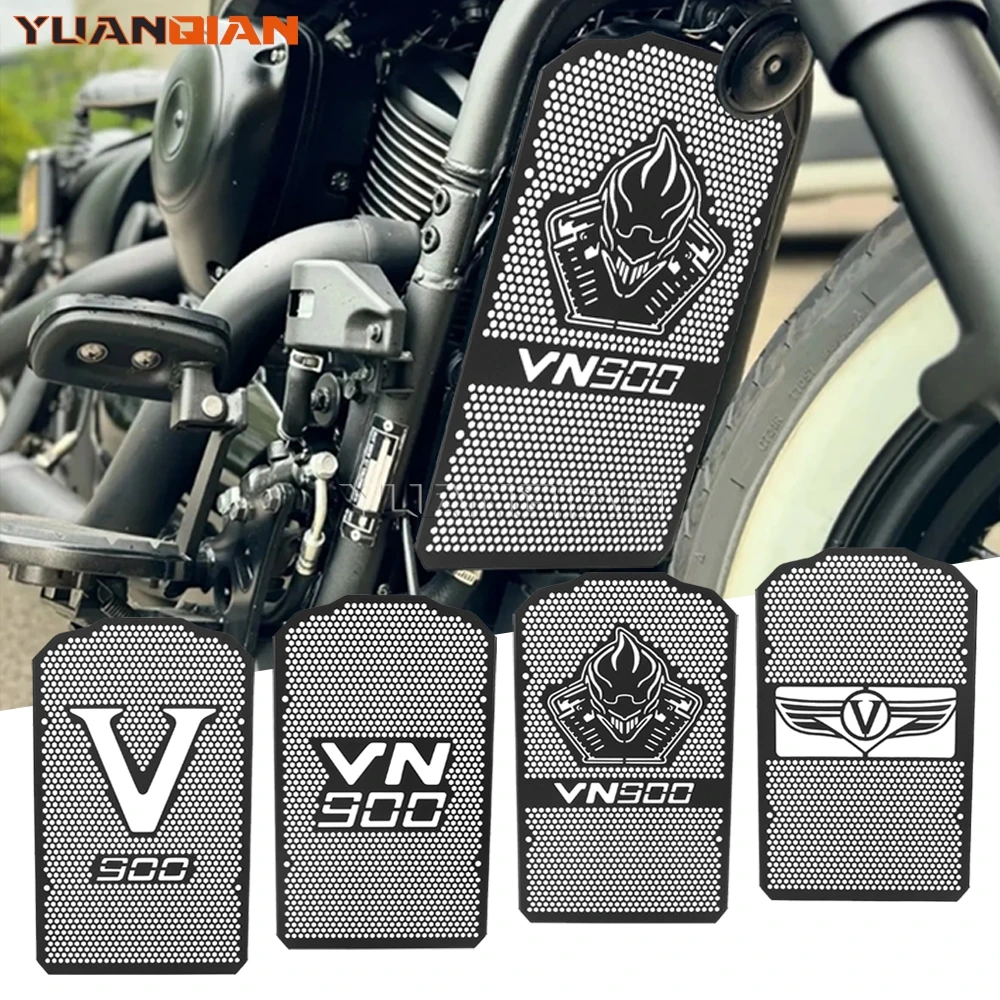 

For KAWASAKI Vulcan 900 VN900 Classic LT Custom 2006-2025 2024 Motorcycle Accessories Radiator Grille Guard Protection Cover