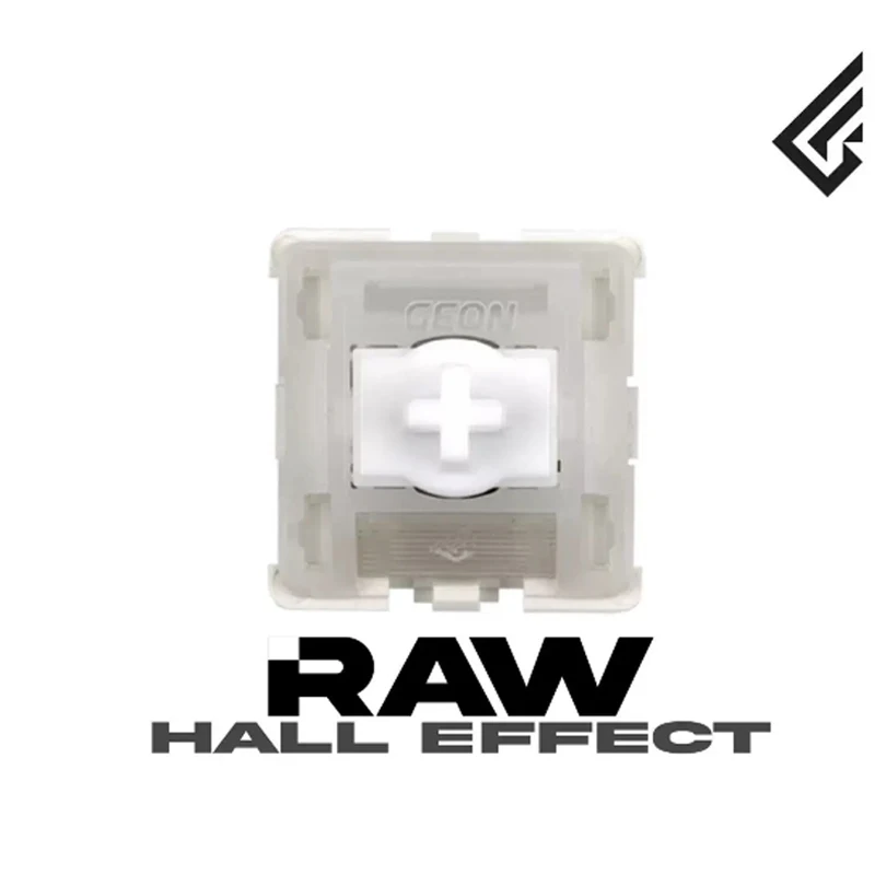 

Geonworks RAW HE Magnetic Switch Custom Gaming Switch 40g/50g RGB Light Guide Column Linear Hall Switch for Wooting Keyboard