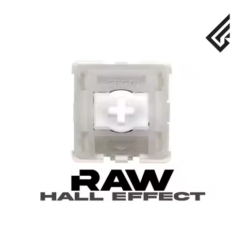 Geonworks RAW HE Magnetic Switch Custom Gaming Switch 40g/50g RGB Light Guide Column Linear Hall Switch for Wooting Keyboard