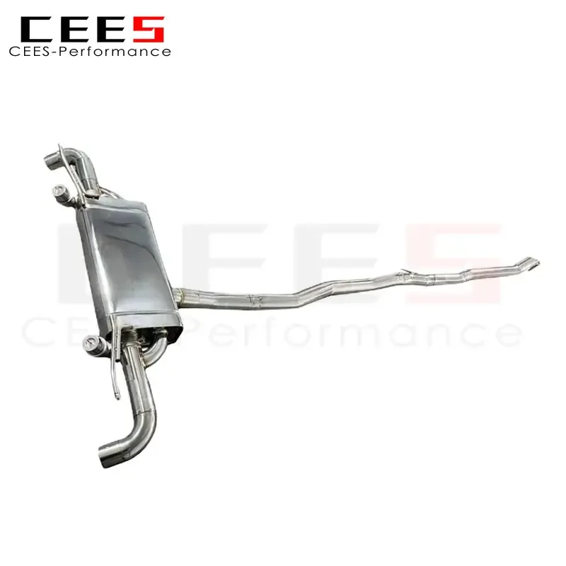 CEES for Mercedes Benz W177 A45  A45S SS304 High Flow Performance Valved Mufflers Catback Exhaust System Assembly Car Tuning