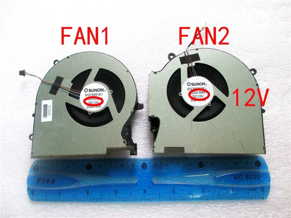 

New Original Laptop Cooling Fan For HP 17-CK Shadow Elf 8 7Plus TPN-Q266 M78889-001 M78888-001 EG75091S1-C010-S9A EG75091S1-C020