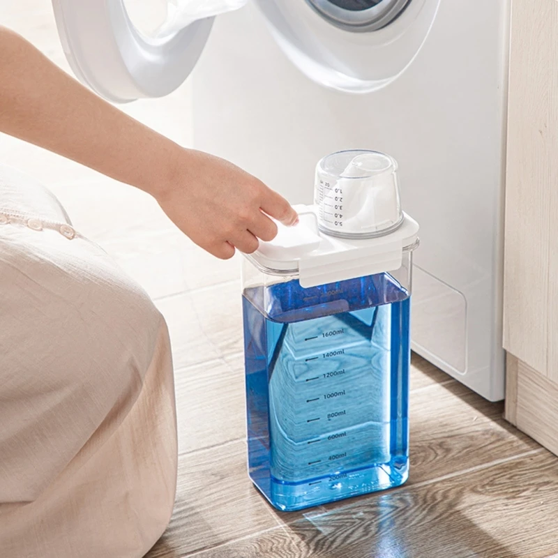 Convenient Measuring Cup Storage Canister with Seal Lid Grains Storage Jar Dropshipping
