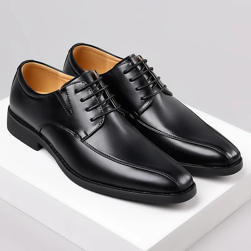 

Классические мужские деловые туфли-оксфорды с брогами, роскошные кожаные туфли с острым носком на шнуровке для свадебной вечеринки, официальная обувь для мужчин, большой размер 48