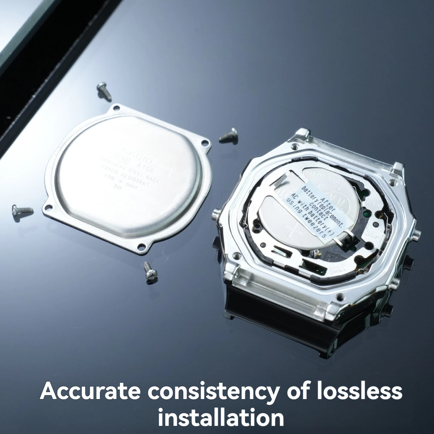 Stainless Steel Case for Casio A168/WA/WG-1A Square Watch