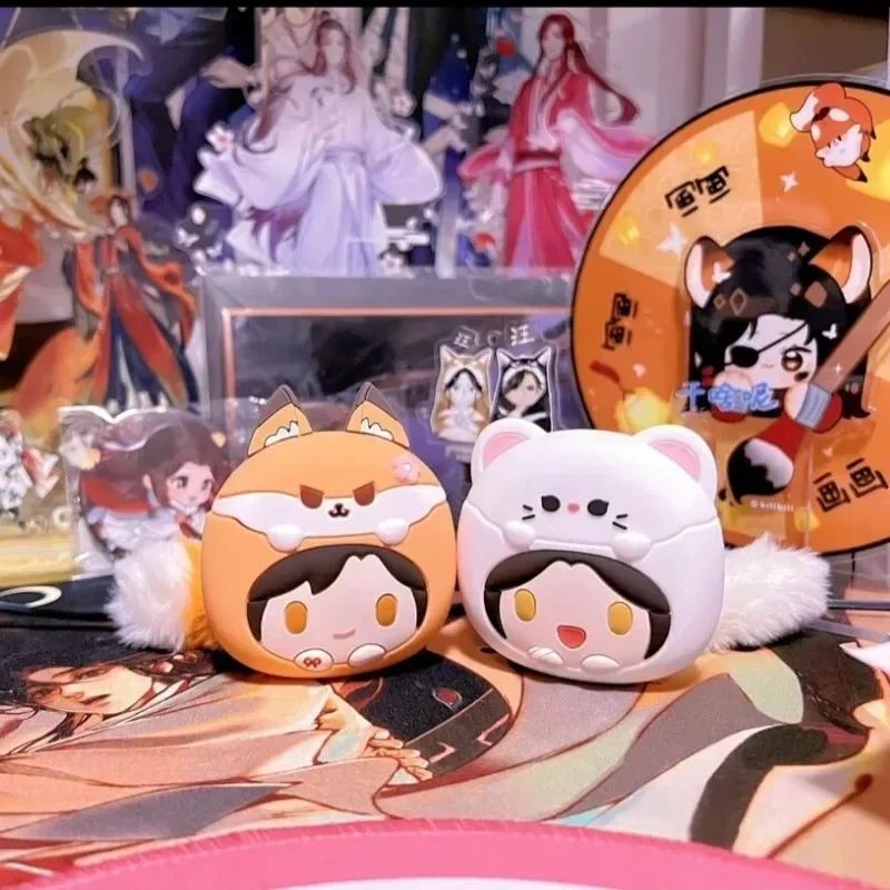 

Bluetooth-гарнитура Tgcf Tian Guan Ci Fu Xie Lian Hua Cheng Comics Fox Rabbit, наушники, официальная игрушка для косплея, подарки