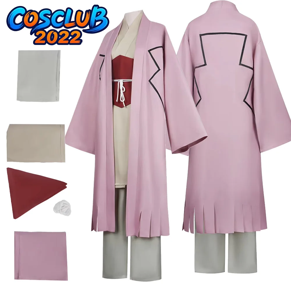 

Adult Gen Asagiri Cosplay Costume Kimono Disguise Dr Anime Stone Carnival Top Pants Cloak Halloween Party Fantasia Outfits Suit