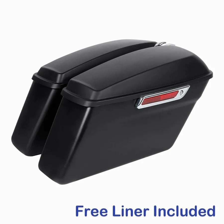 

Матовые черные жесткие сумки, седельные сумки, подходящие для Harley Touring 20142023