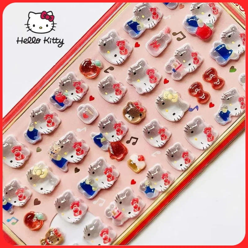 

Cinnamoroll Kuromi My Melody Pompom Purin 3d набор наклеек из смолы аниме тематический Diy Скрапбукинг для девочек Коллекционные украшения подарки